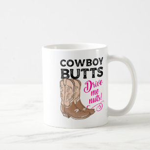 Caneca De Café Bumbuns De Cowboy Levam-Me Loucos Para Cowgirl Oci