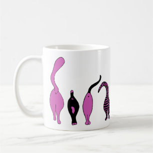 Caneca De Café Bumbuns de Gato Roxo