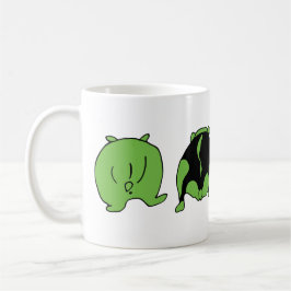 Caneca De Café Bumbuns de Hamster Verde