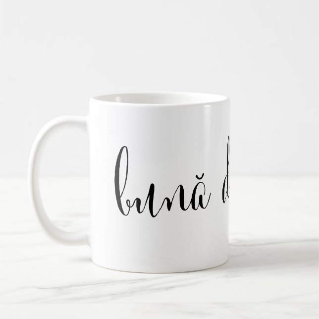 Caneca De Café bună diminueața Good Morning Mug Romeno (Esquerda)