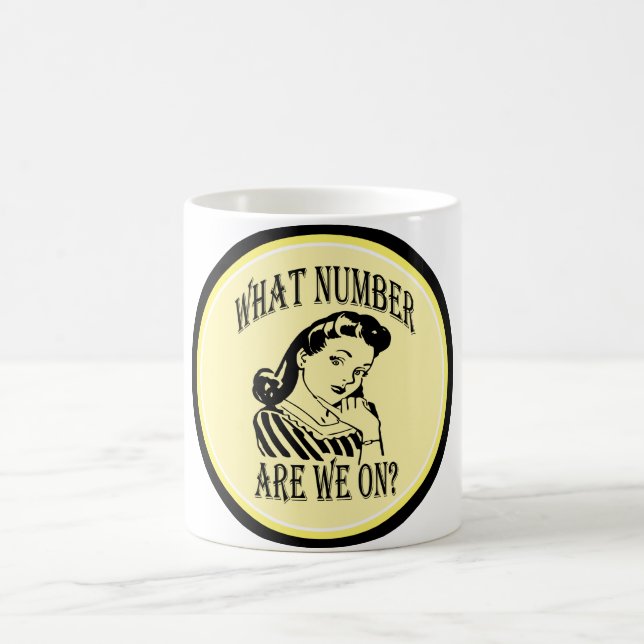 Caneca De Café Bunco que número é nós em #2 (Centro)