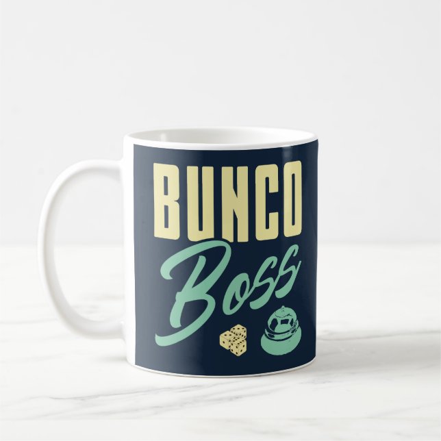 Caneca De Café Bunko Boss - Entusiasta Bunco (Esquerda)