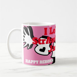 Caneca De Café Bunny ama Strawberry Jam Gel Mouse