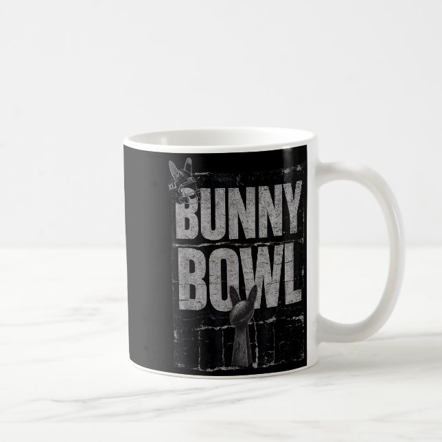Caneca De Café Bunny Bowl Funny Halftime Show 2026  (Direita)