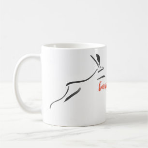 Caneca De Café Bunny Bunny Pintura Original Rabbit Mug
