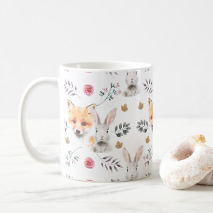 Caneca De Café Bunny e Fox