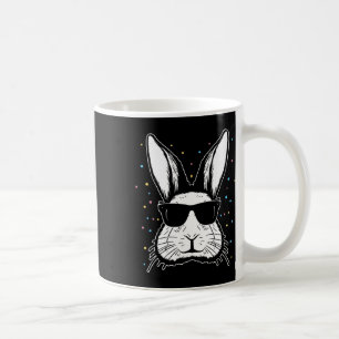 Caneca De Café Bunny Fofo Rosto de Coelho Tie Dye Gles Garota Fel