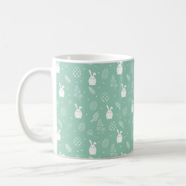Caneca De Café Bunny Hop Mug – Easter Egg Pattern (Esquerda)