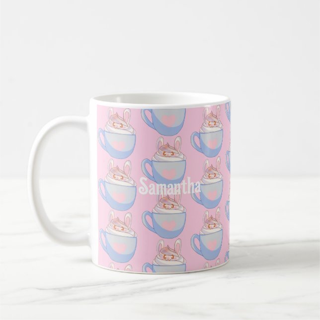 Caneca De Café Bunny Latte com Cinnamon (Esquerda)