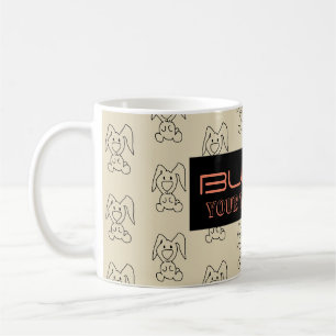 CANECA DE CAFÉ BUNNY PATTERS