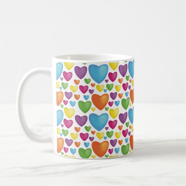 Caneca De Café Bunte Herzen (Esquerda)