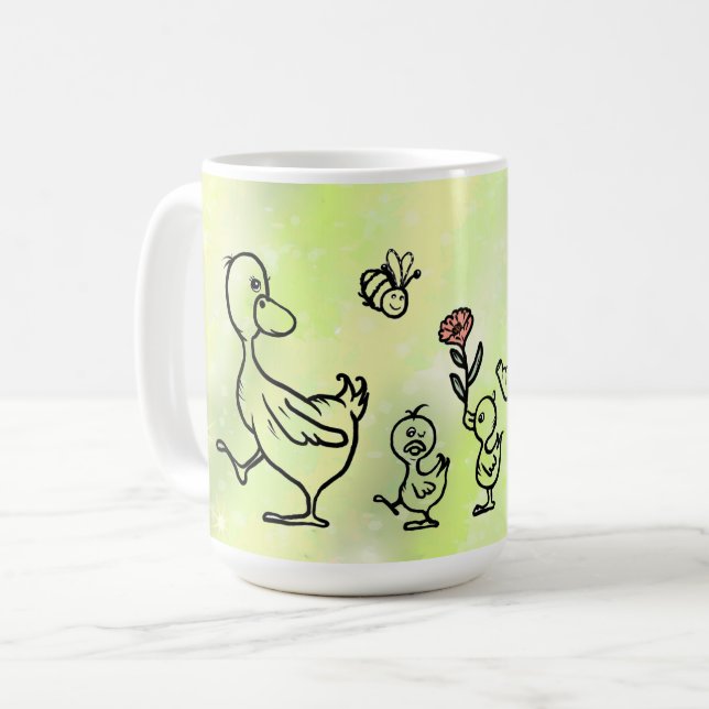 Caneca De Café bunter Lauf  (Frente Esquerda)