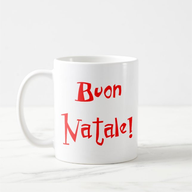 Caneca De Café Buon Natale (Esquerda)