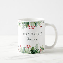 Caneca De Café Buon Natale Custom Nonna