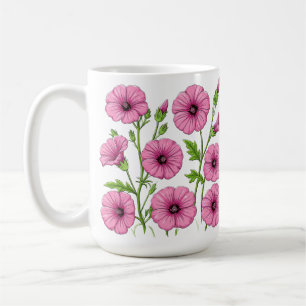 Caneca De Café Buquê de Flores Rosas