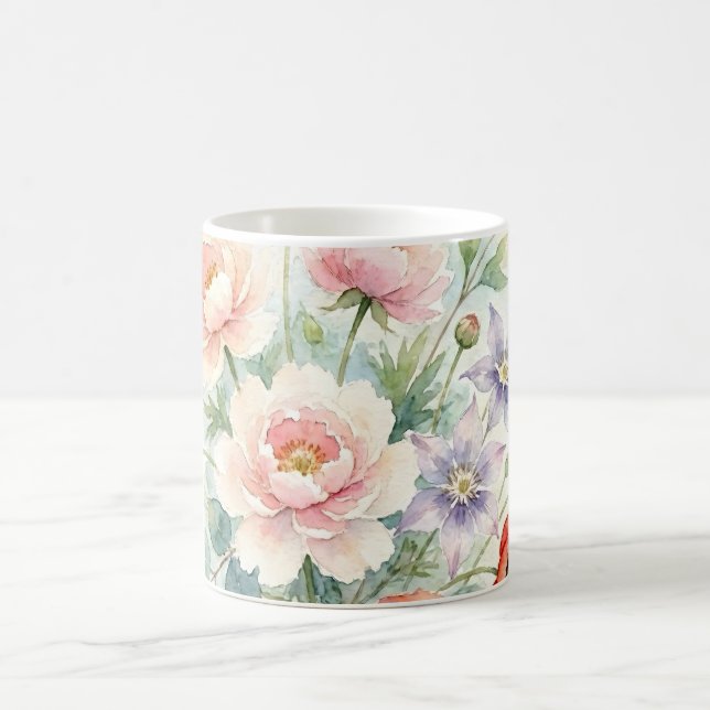 Caneca De Café Buquê de Flores Silvestres de Jardim de Campo em A (Centro)