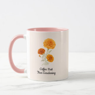 Caneca de Café Buquê de Marigold