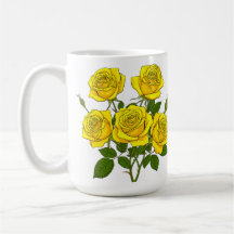 Buquê de Rosas Amarelas Brilhantes