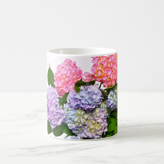 Caneca De Café Buquê Hydrangea (Centro)