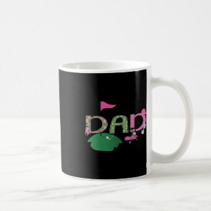 Caneca De Café Buraco De Pai De Golfe Em Um Partido De primeiro a