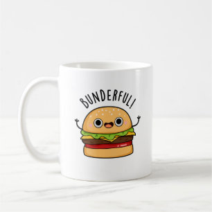 Caneca De Café Burger Burger Bun Pun Engraçado