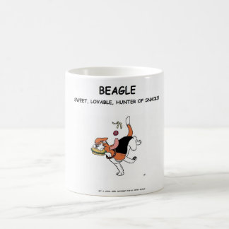 Caneca De Café Burger roubando Beagle, Mug!