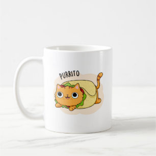 Caneca De Café Burrito De Gato De Gato De Gato Purrito