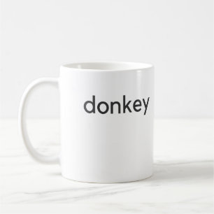 Caneca De Café burro escuro