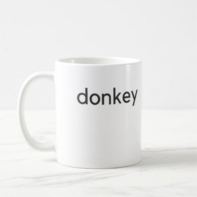 Caneca De Café burro escuro (Esquerda)