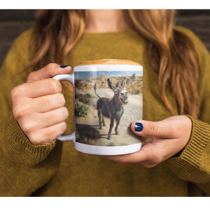 Caneca De Café Burro sorridente, Oatman Arizona, Route 66