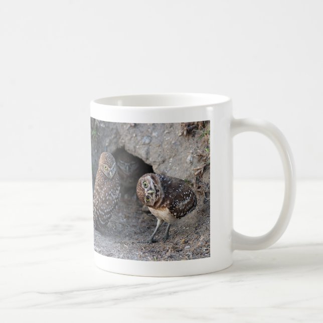 Caneca De Café Burrowing Owl (Direita)