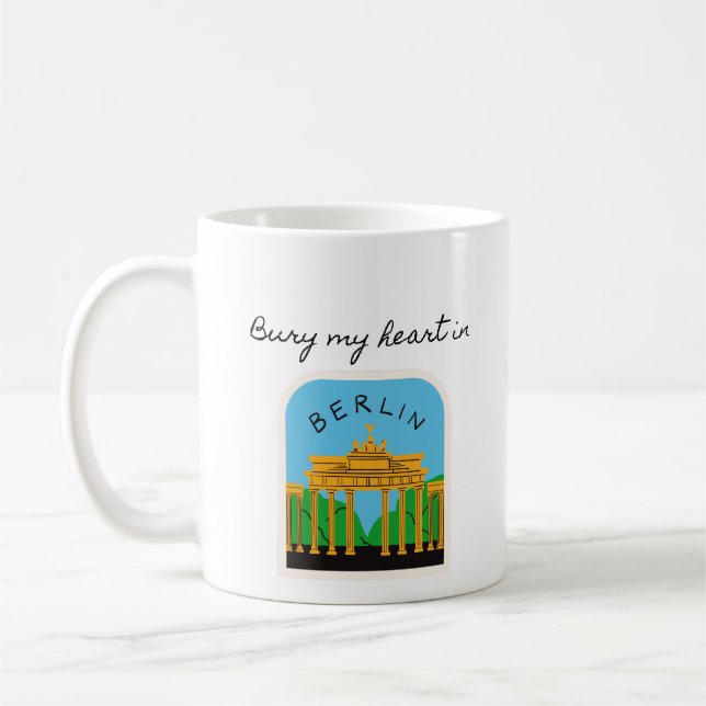 Caneca De Café Bury My Heart in Berlin (Esquerda)
