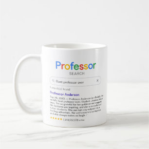 Caneca De Café Busca do Melhor Professor Divertida com Mensagem P