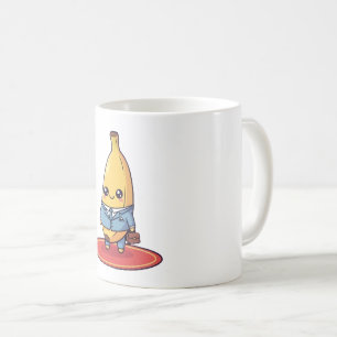 Caneca de Café Business Banana Engraçada para Escr