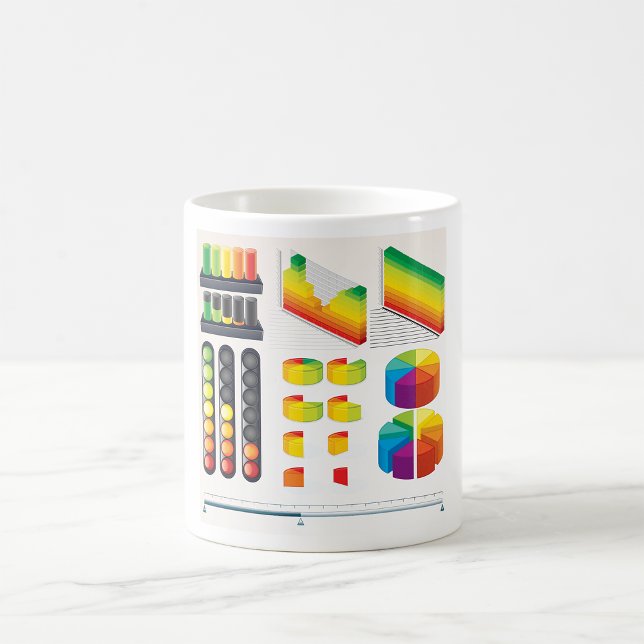 Caneca De Café Business Graphs Mug (Criador carregado)
