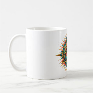 Caneca de Café Bússola Dourada Olho