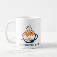 Caneca de Café Bússola – Verdadeiro Norte