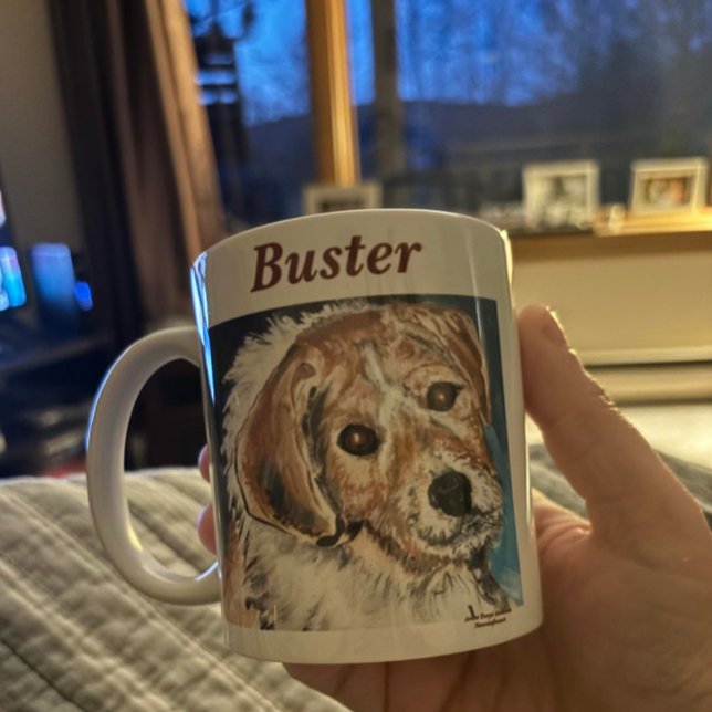 Caneca De Café Buster The Beagle (Criador carregado)