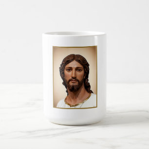 Caneca De Café BUSTO DE CRISTO O SALVADOR por MICHELANGELO 2026__