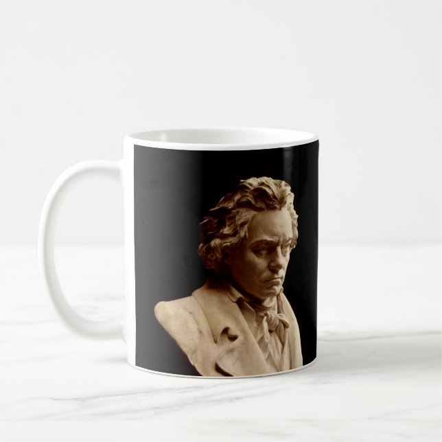 Caneca De Café Busto de Ludwig van Beethoven (Esquerda)
