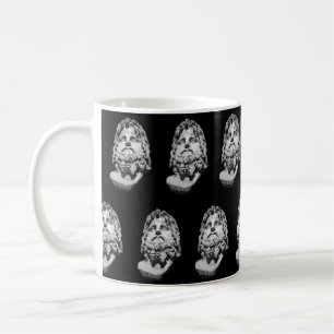 Caneca De Café Busto Greco Romano