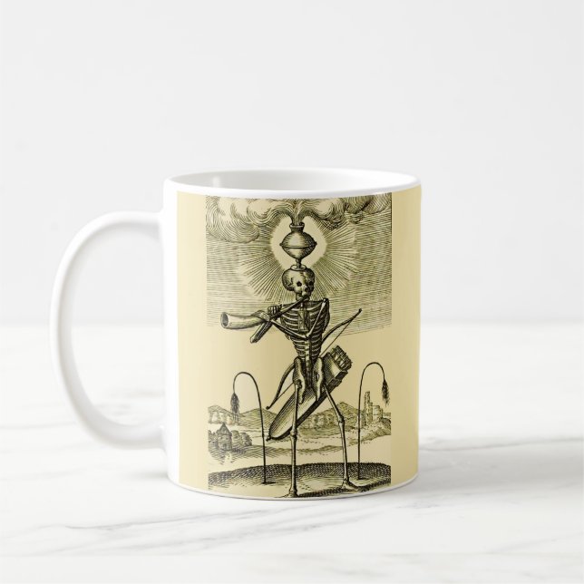 Caneca De Café busy skeleton print (Esquerda)