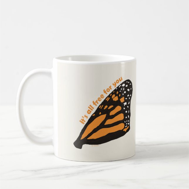 Caneca De Café butterfly (Esquerda)
