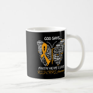 Caneca De Café Butterfly Faith Hope ama Rsd Crps Dons De Consciên