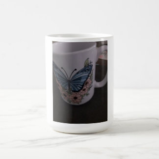 Caneca De Café butterfly floral mug