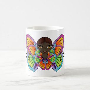 Caneca De Café Butterfly Girl's Tank Top
