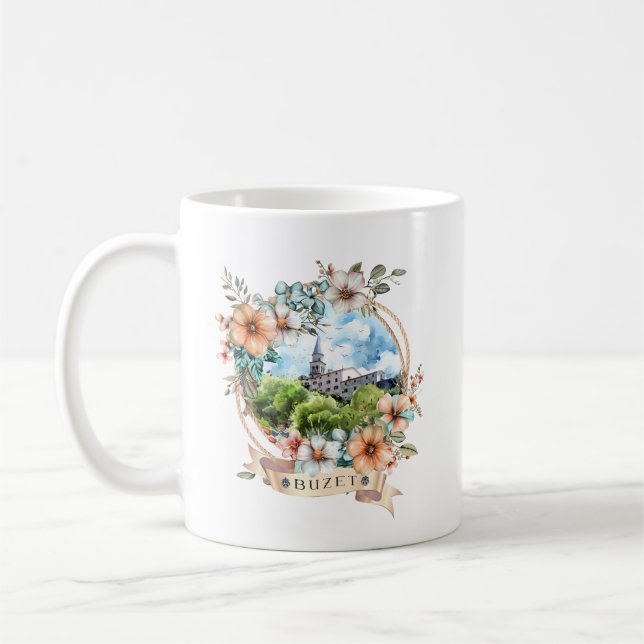 Caneca De Café Buzet Croácia (Esquerda)