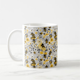 Caneca De Café Buzz: Daisy and Bee Delight