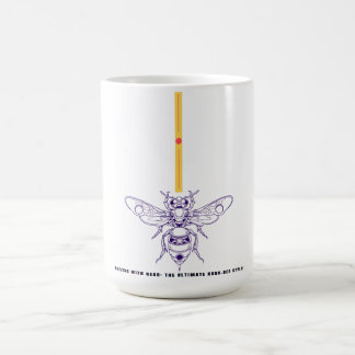 Caneca De Café Buzzing com Gear: Estilo Robo-Bee!