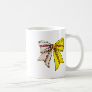 Caneca De Café Bysebyll Softbyll Coquette Game Day Heart Love